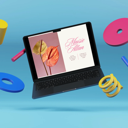 Anthurium Wedding Invitation Template - CreativeRino