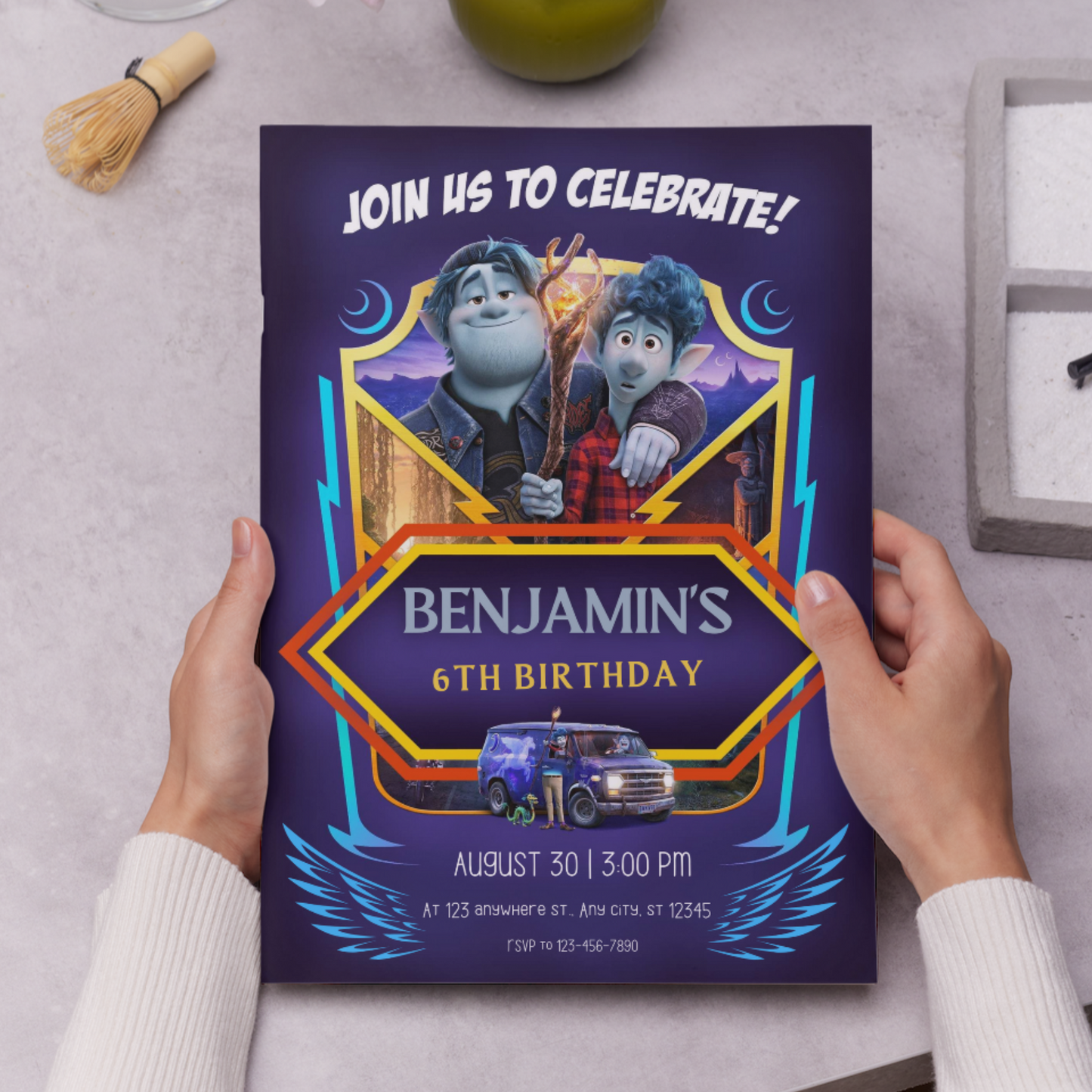 Onward Birthday Invitation Template