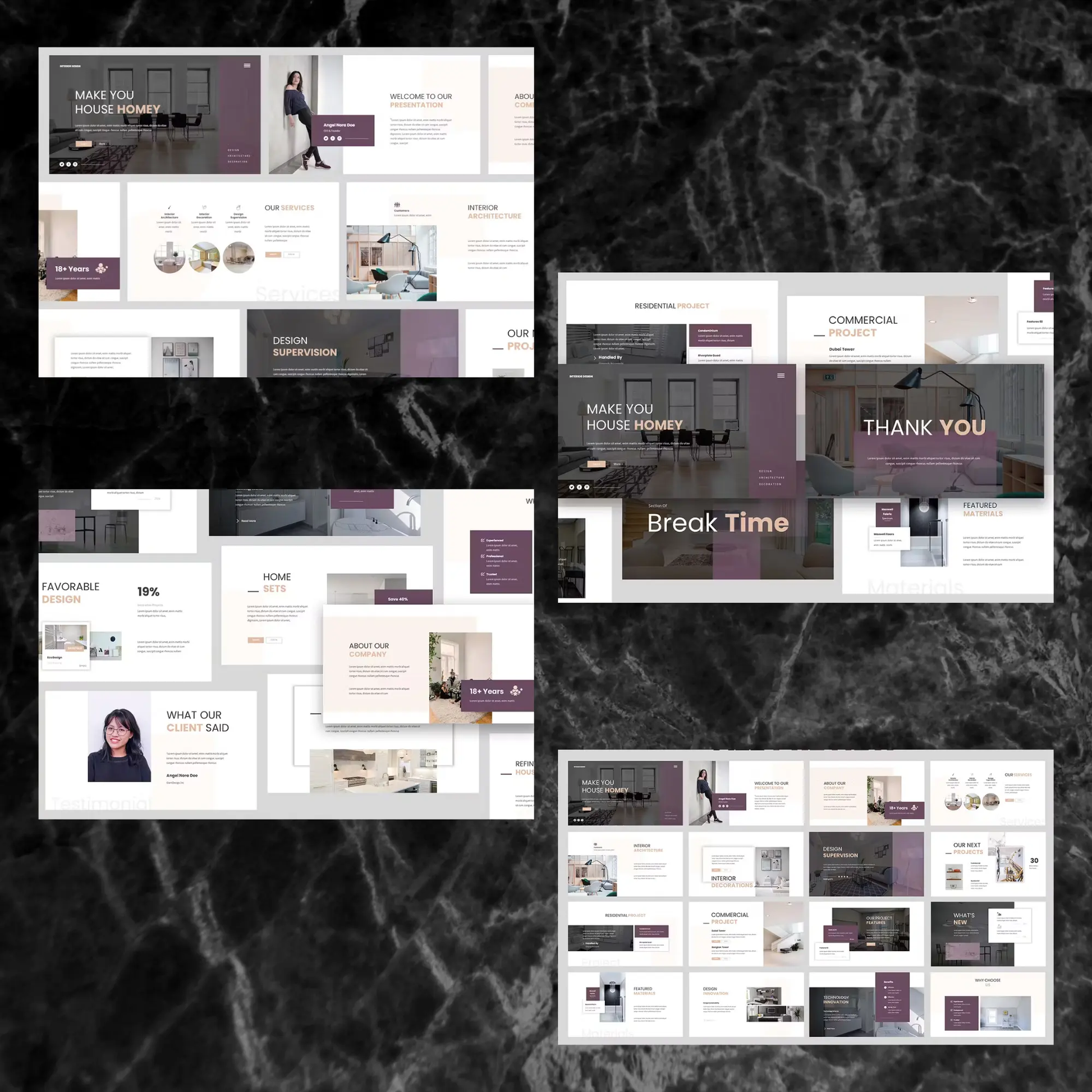10 Interior Design Powerpoint Presentation Template Bundle - CreativeRino
