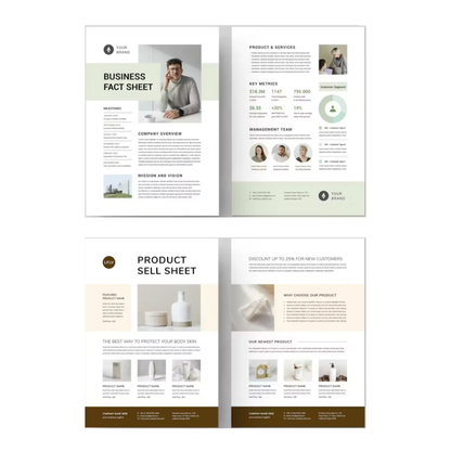 10+ Fact Sheet Template Bundle | MS Word & Indesign | Nonprofit Organization, Company, Business, Project, Financial Fact Sheet Templates CreativeRino