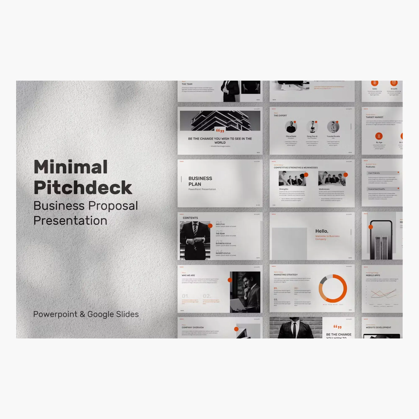 10 Pitch Deck Google Slides and Powerpoint Presentation Template Bundle - CreativeRino
