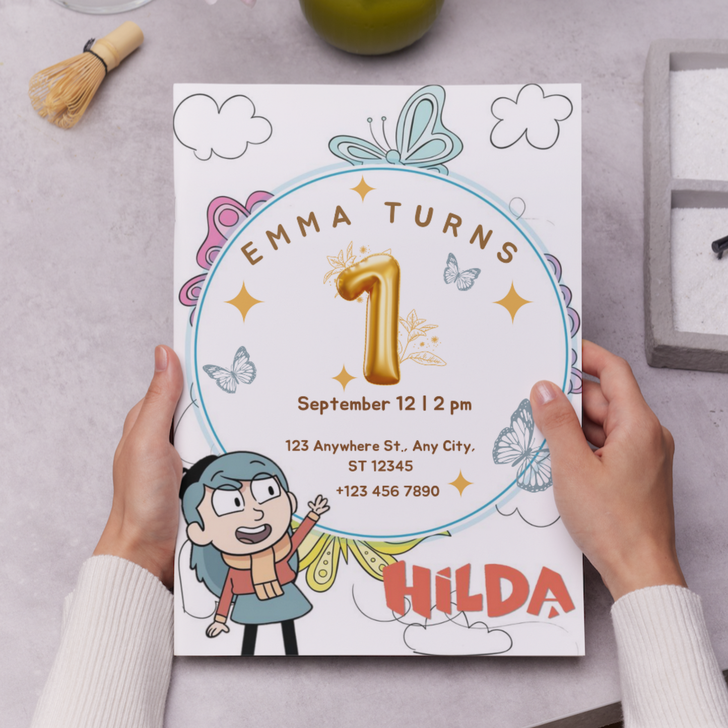 Hilda Birthday Invitation Template