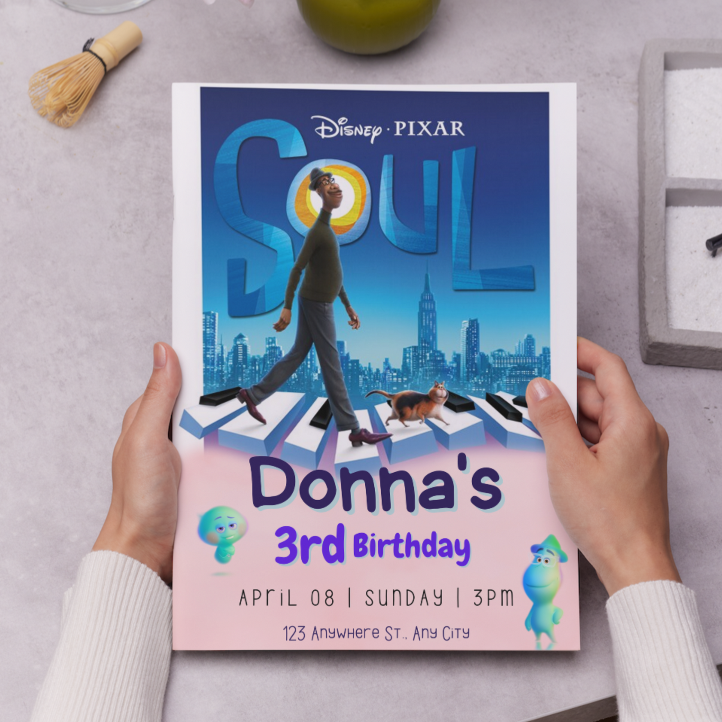 Soul Birthday Invitation Template