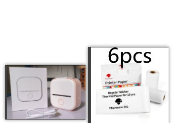Portable Mini Thermal Label Printer Home Photo Printer Student Wrong Question Printer Bluetooth-compatible Mini Label Printer Price Tag CreativeRino