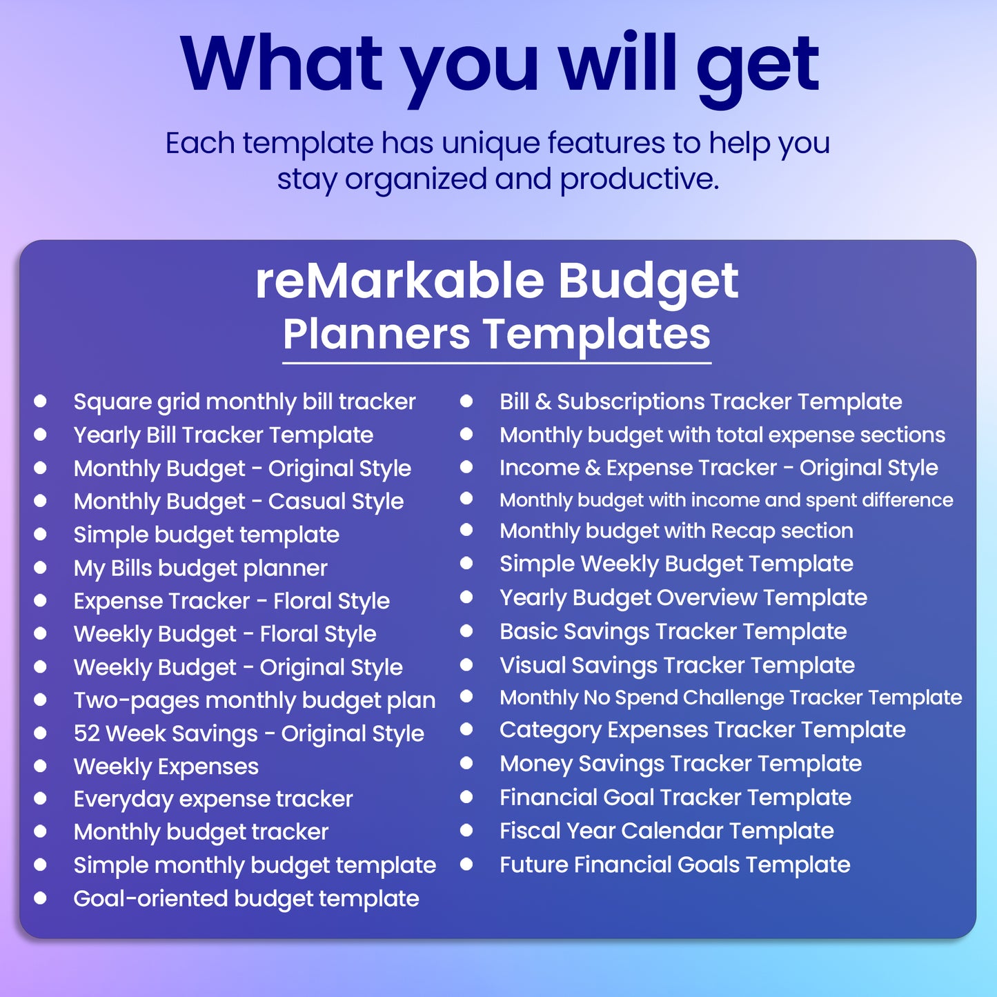 360+ reMarkable 2 Planners Template Bundle