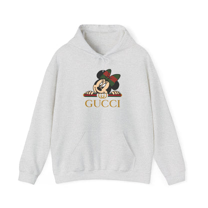 Minnie Mouse Gucci Inspired Cozy Hoodie - Holiday Style - CreativeRino