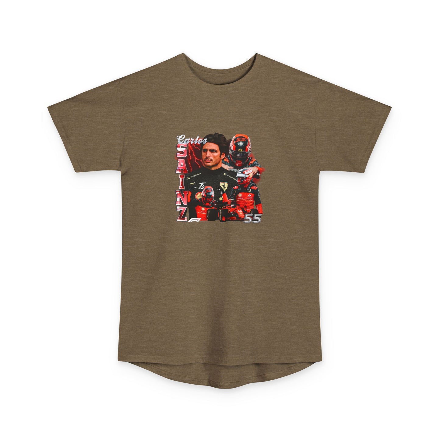 Carlos Sainz Jr. Graphic Tee - Bold Streetwear Car T-shirt - CreativeRino