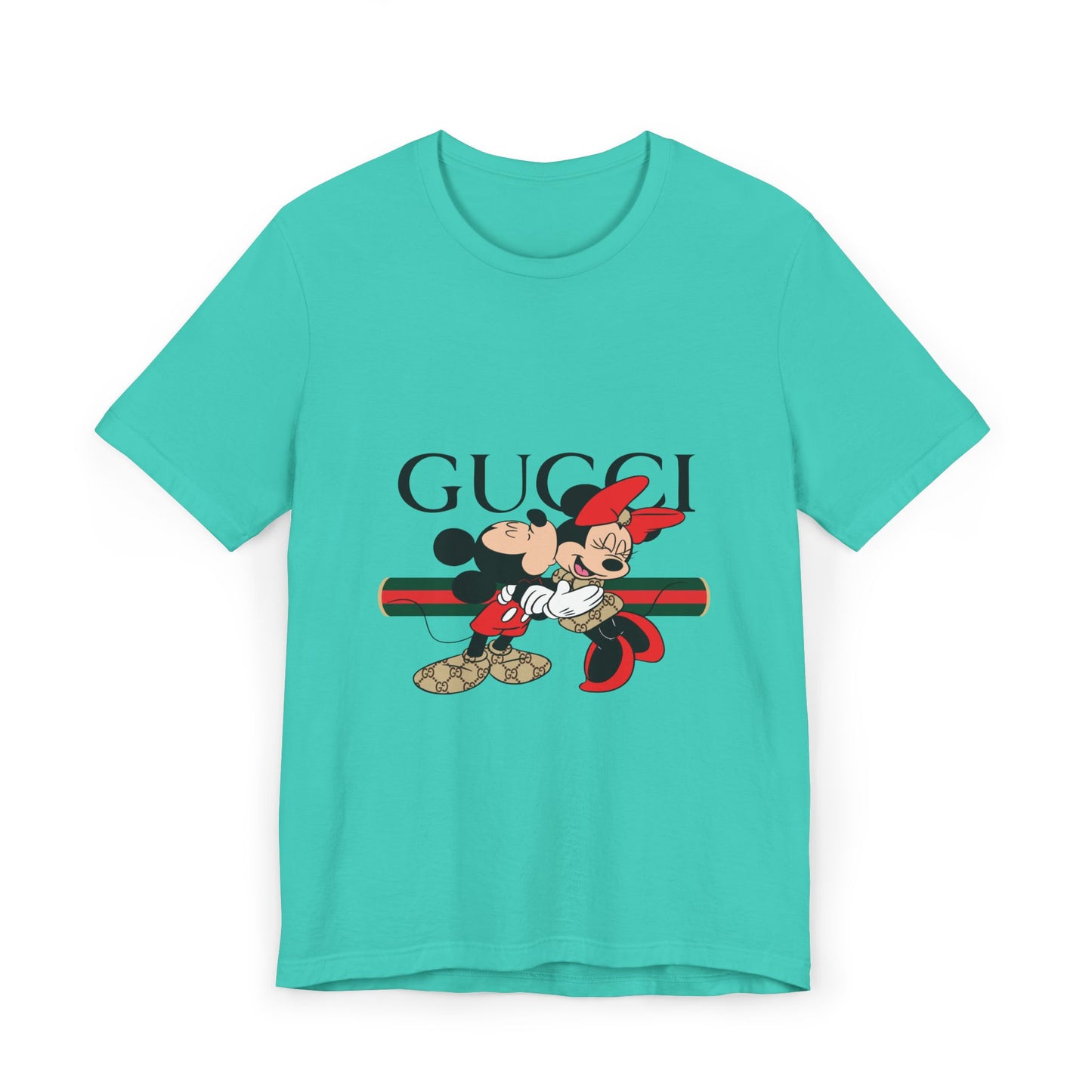 Gucci Mickey & Minnie Unisex T-Shirt, Fun Graphic Tee, Disney Fashion, Gift for Disney Lovers, Cute Casual Wear, Holiday Apparel - CreativeRino