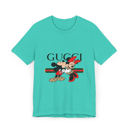 Gucci Mickey & Minnie Unisex T-Shirt, Fun Graphic Tee, Disney Fashion, Gift for Disney Lovers, Cute Casual Wear, Holiday Apparel - CreativeRino