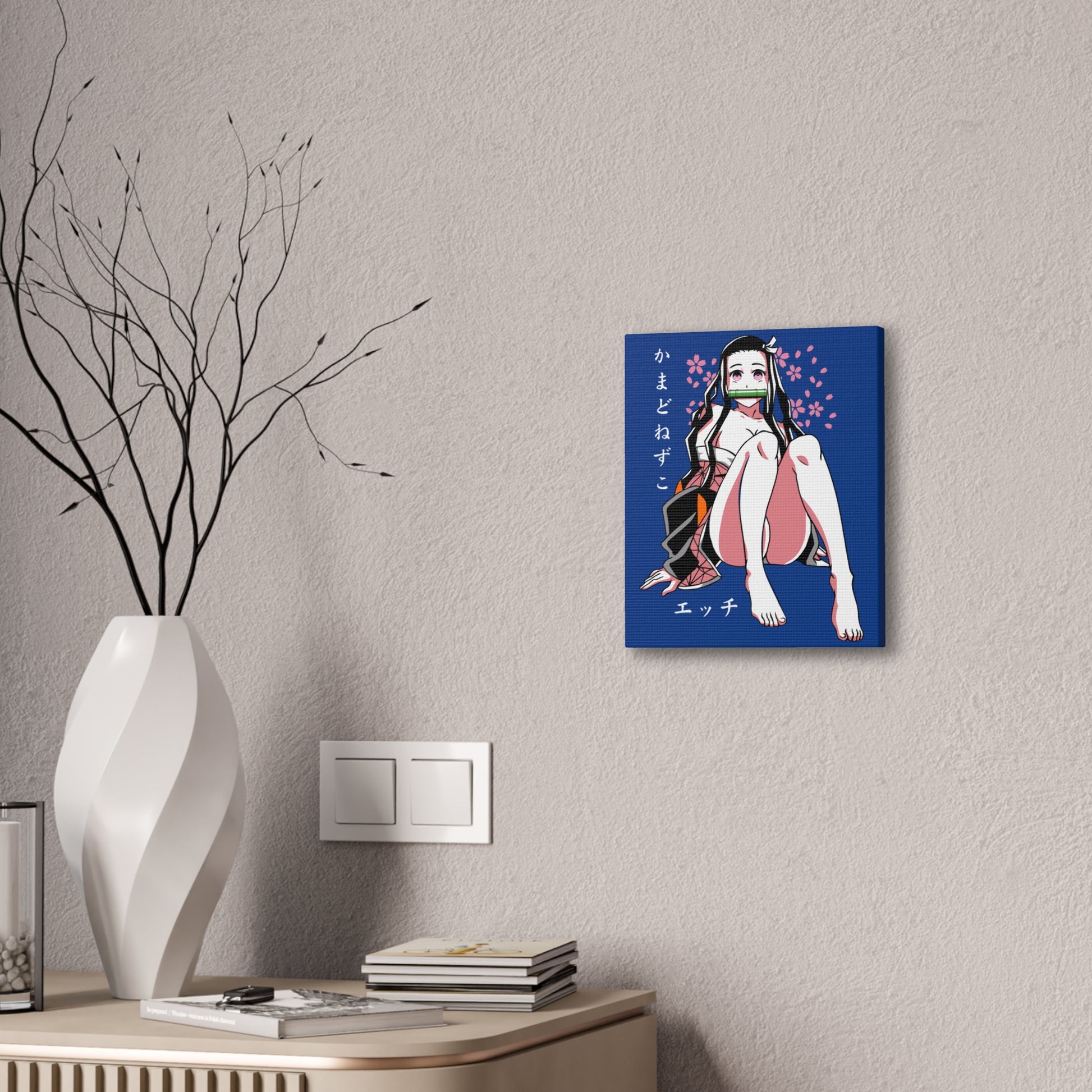 Anime Art Canvas Print - Demon Slayer Stylish Wall Decor for Modern Spaces - CreativeRino