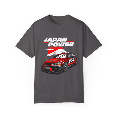 Japan Power Unisex T-Shirt - Vintage Car Design for Automotive Enthusiasts - CreativeRino