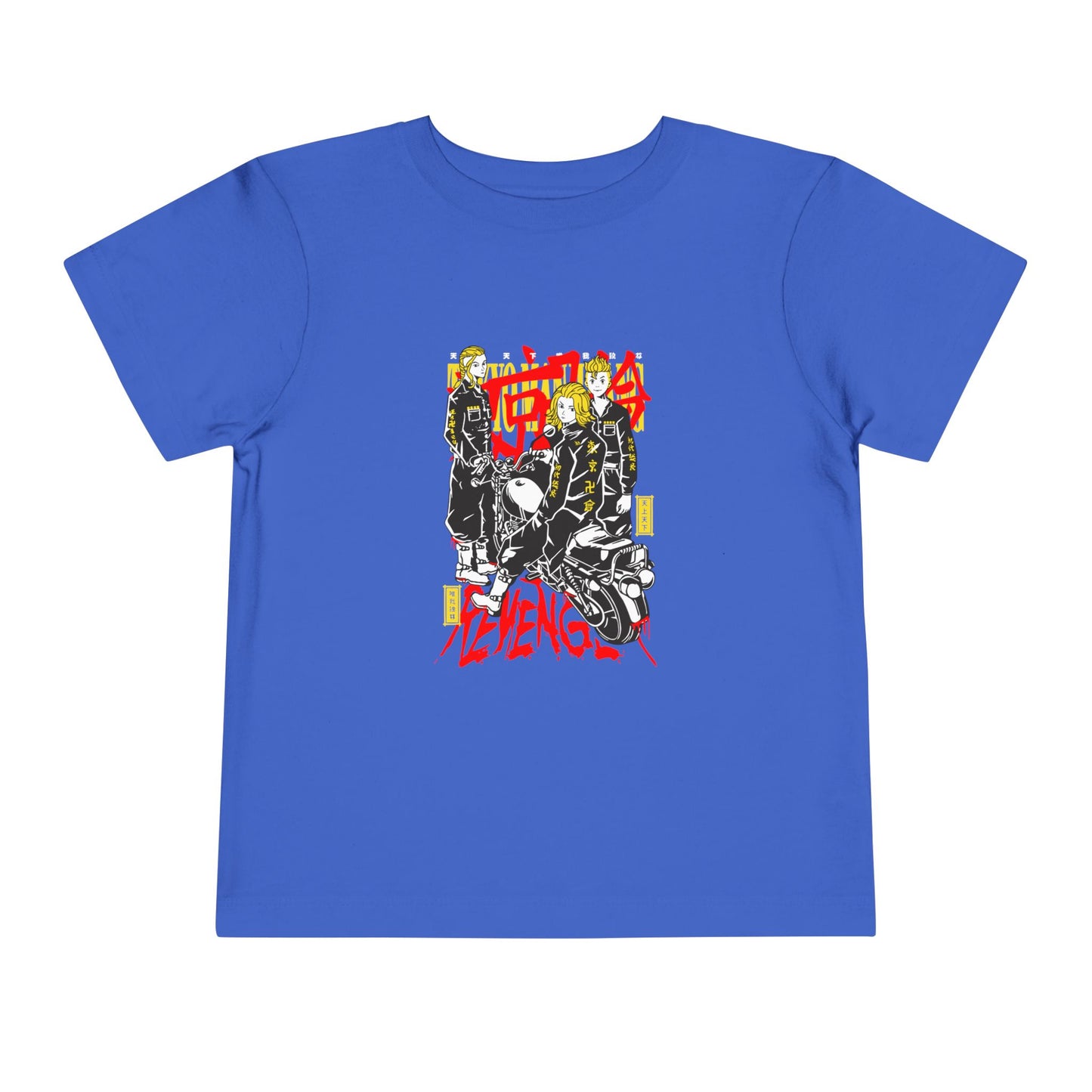 Anime Toddler Short Sleeve Tee Tokyo Revengers Inspired Graphic T-shirt - CreativeRino