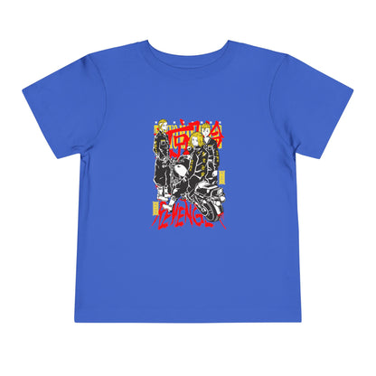 Anime Toddler Short Sleeve Tee Tokyo Revengers Inspired Graphic T-shirt - CreativeRino