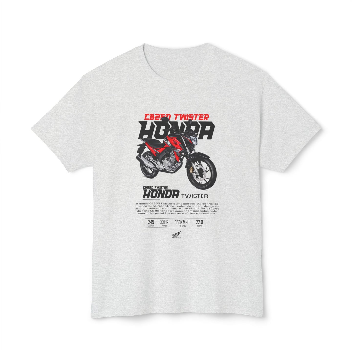 Honda Twister Unisex HD Cotton™ T-shirt - Perfect for Motorcycle Enthusiasts - CreativeRino
