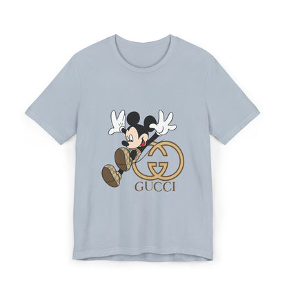 Gucci Mickey Mouse Unisex Jersey T-Shirt – Trendy Disney-Inspired Casual Wear - CreativeRino