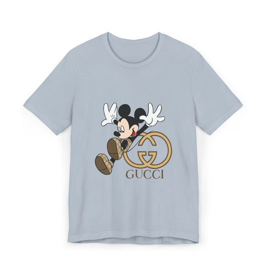 Gucci Mickey Mouse Unisex Jersey T-Shirt – Trendy Disney-Inspired Casual Wear - CreativeRino
