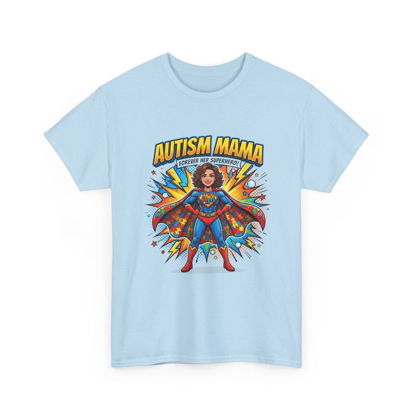 Autism Mama Superhero T-Shirt Printify