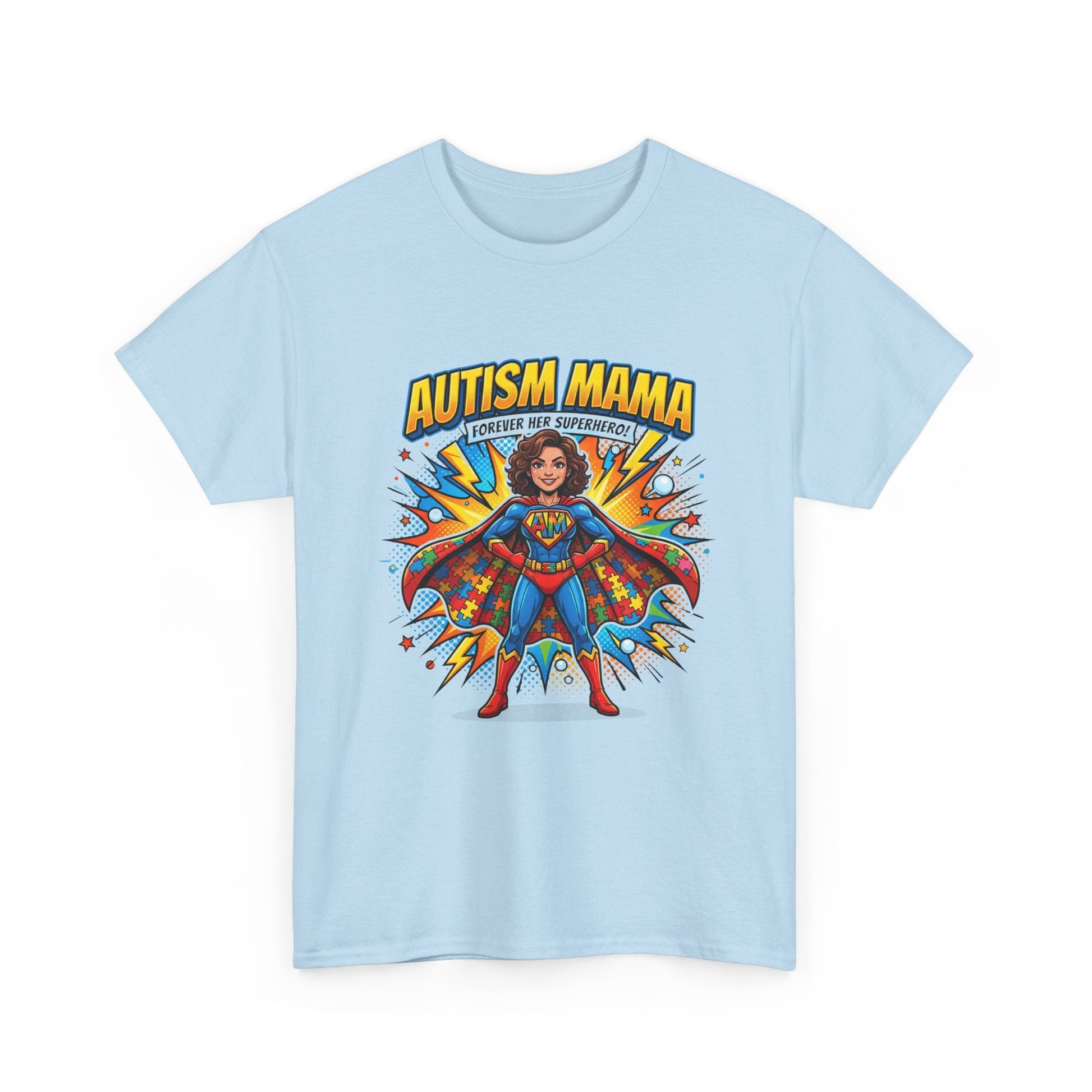 Autism Mama Superhero T-Shirt Printify