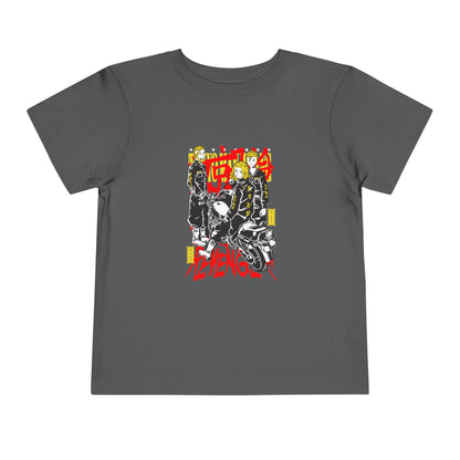 Anime Toddler Short Sleeve Tee Tokyo Revengers Inspired Graphic T-shirt - CreativeRino