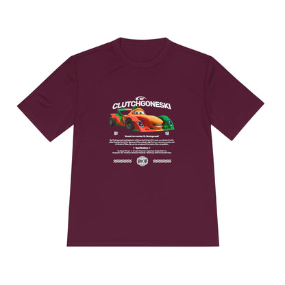 Rip Clutchgoneski Unisex Moisture Wicking Tee - Graphic T-shirt for Racing Fans - CreativeRino