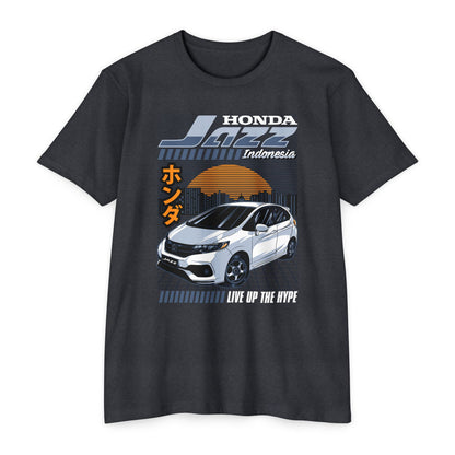 Honda Jazz Graphic Tee - Live Up the Hype - CreativeRino