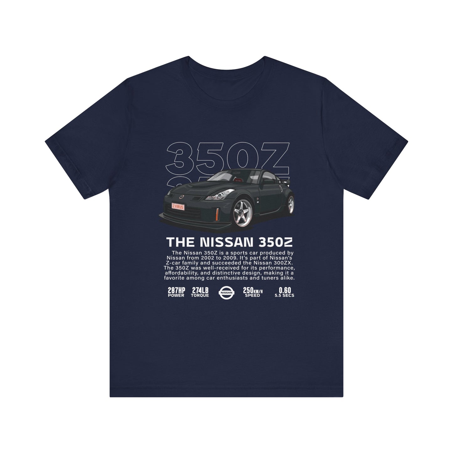 Nissan 350Z Unisex Tee – Perfect for Car Enthusiasts and Motoring Events - CreativeRino