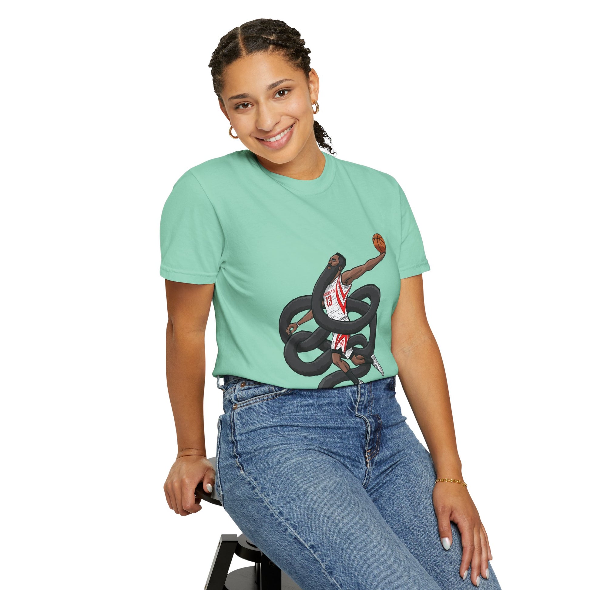 Unisex Basketball James Harden Graphic T-Shirt - Perfect for Sports Enthusiasts - CreativeRino