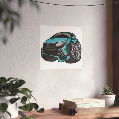 Cool Car Matte Vertical Poster - Automotive Wall Art for Car Enthusiasts - CreativeRino