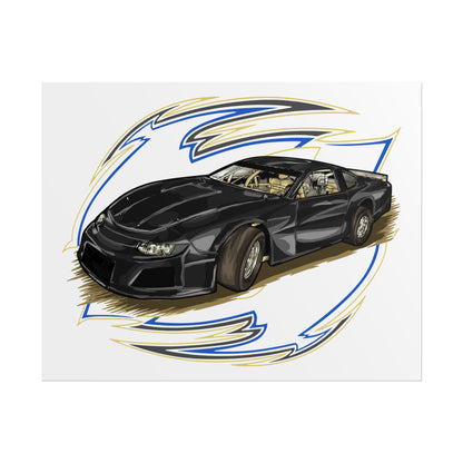 Racing Car Rolled Poster | Automotive Art Print for Car Enthusiasts - CreativeRino