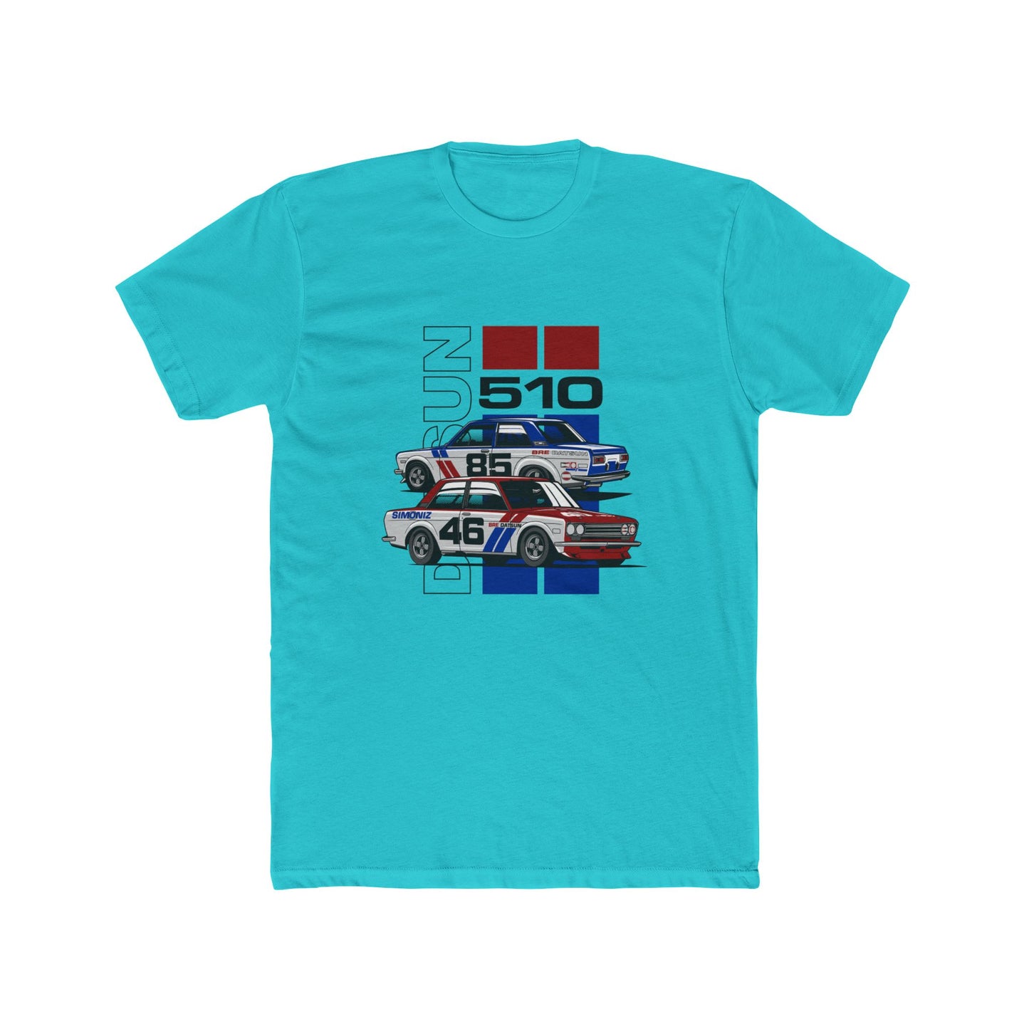Retro Car Graphic Unisex Cotton Crew Tee - Perfect T-shirt for Auto Enthusiasts - CreativeRino