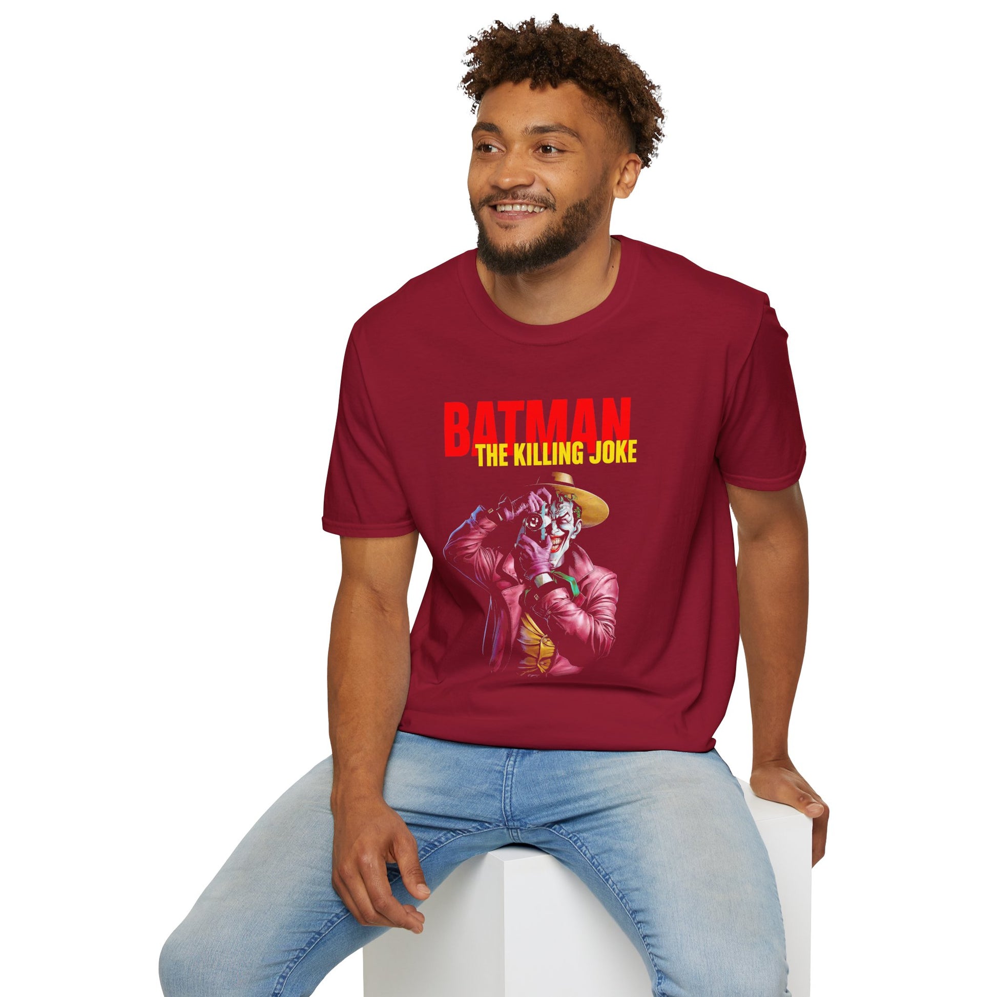 Batman The Killing Joke Unisex Softstyle T-Shirt - Comic Book Fashion - CreativeRino