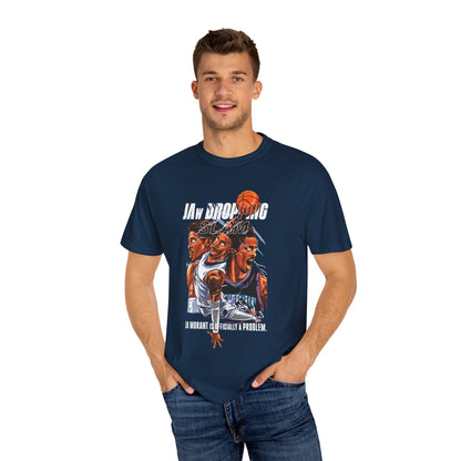 JA Morant Basketball Graphic T-shirt - Unisex Garment-Dyed Tee - CreativeRino