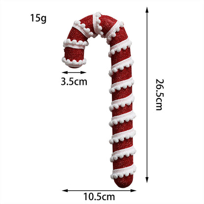Red & White Foam Candy Stick Decorations | Christmas Tree, Rattan & Window Display Accents eprolo