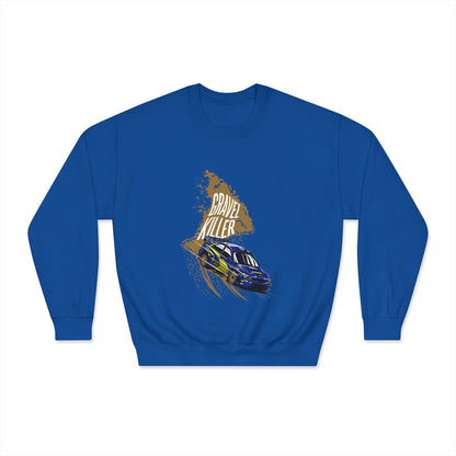 Racing-Themed Unisex Crewneck Sweatshirt - Celebrate Speed & Style! - CreativeRino