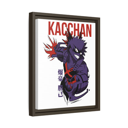 Kacchan Framed Matte Canvas Art - My Hero Academia Anime Wall Decor for Fans - CreativeRino