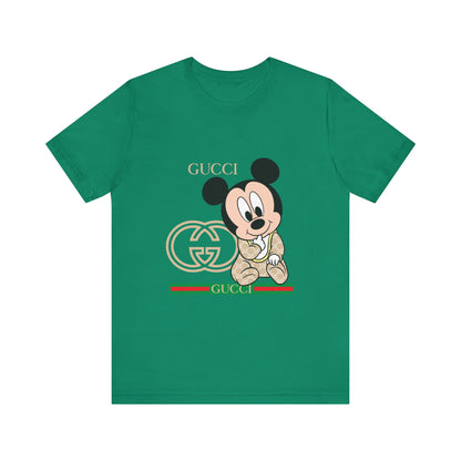 Mickey Mouse Gucci Tee - Unisex Short Sleeve T-shirt - CreativeRino