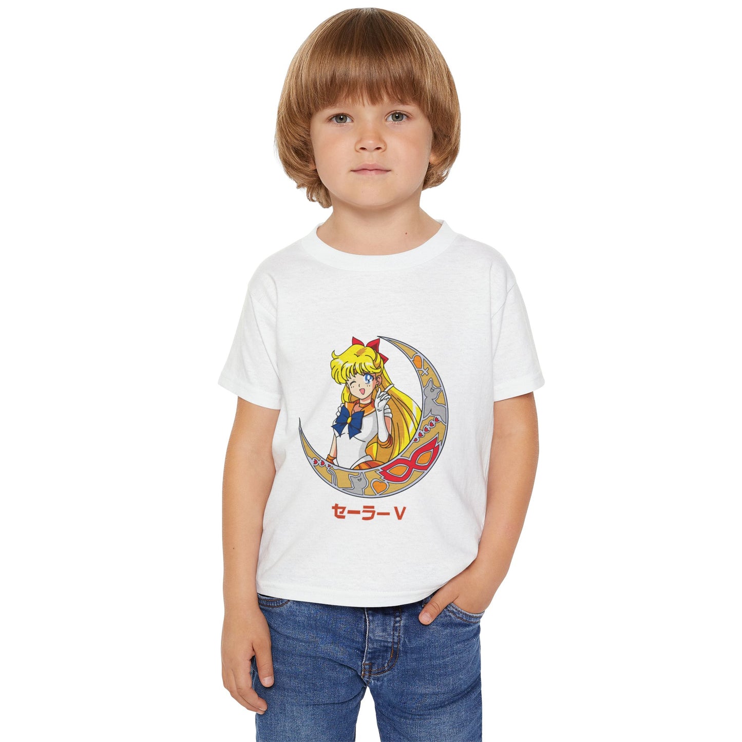 Sailor Moon Toddler T-shirt - Cute Anime Tee for Kids - CreativeRino