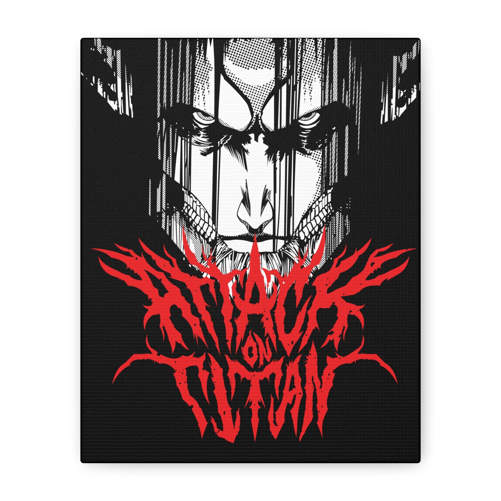 Attack on Titan Canvas Wall Art - Matte Stretched Art for Anime Fans - CreativeRino