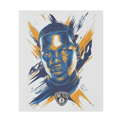Brooklyn Nets Player Art Canvas - Kevin Durant Wall Decor - CreativeRino