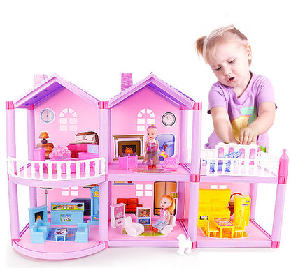 Doll House Villa DIY Assembled House CreativeRino