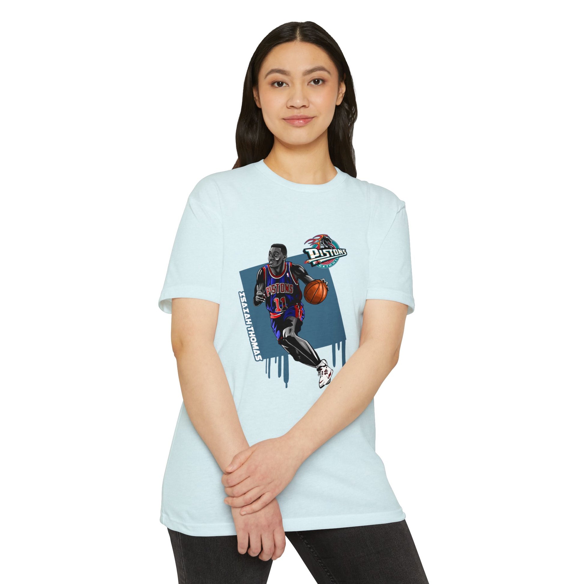 Isaiah Thomas Retro Basketball Graphic Tee for Sports Fans - CreativeRino