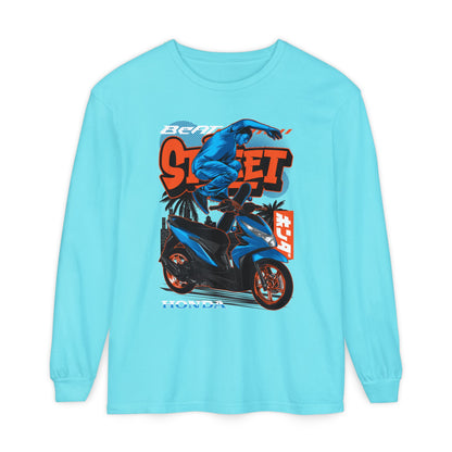 Honda Street Style Long Sleeve T-Shirt - Unisex Graphic Tee with Honda Design - CreativeRino