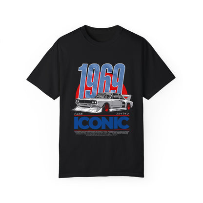 1969 Iconic Car Unisex Garment-Dyed T-Shirt - Perfect for Car Enthusiasts - CreativeRino