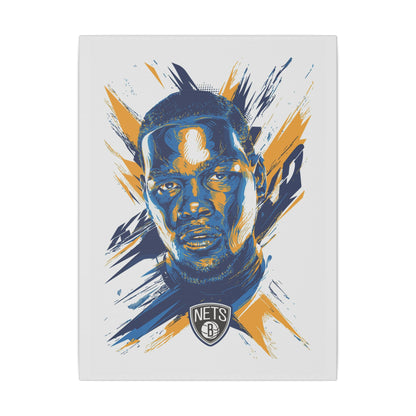 Brooklyn Nets Player Art Canvas - Kevin Durant Wall Decor - CreativeRino