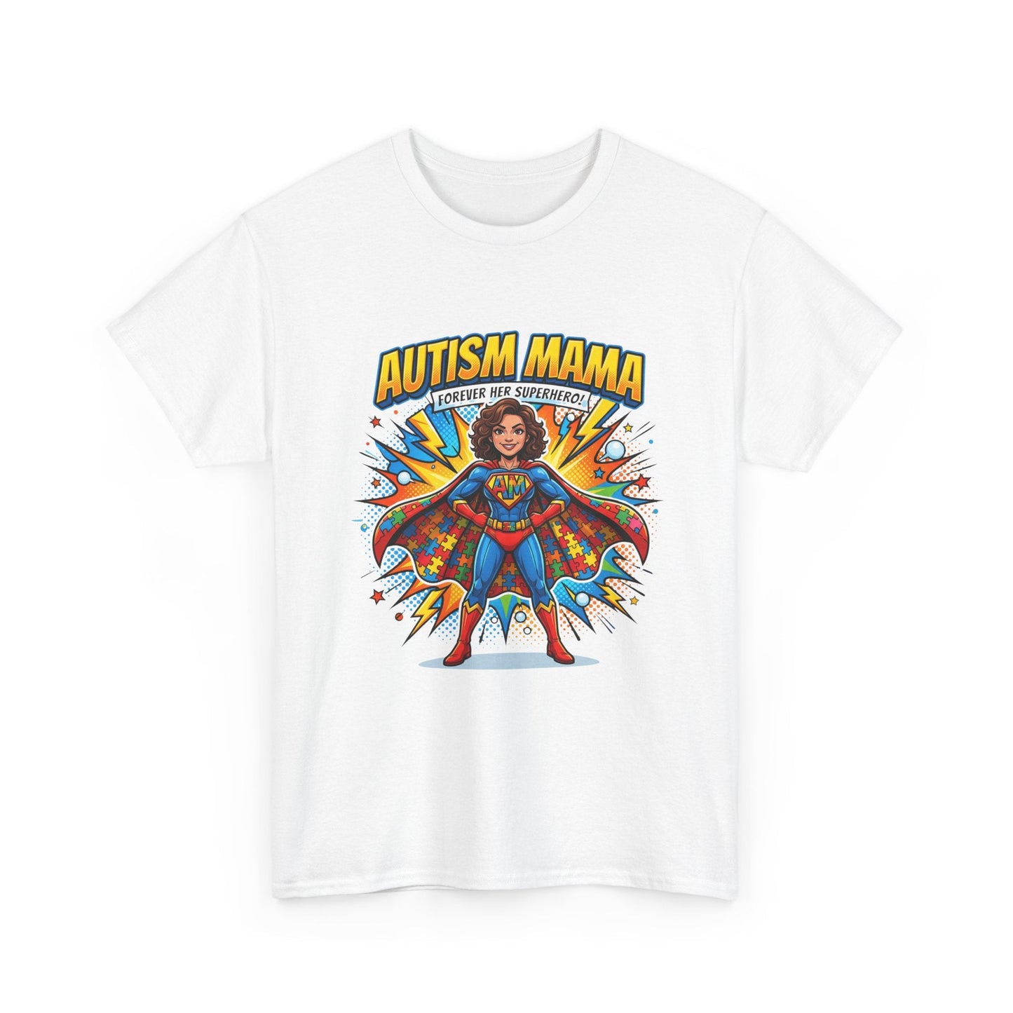 Autism Mama Superhero T-Shirt Printify