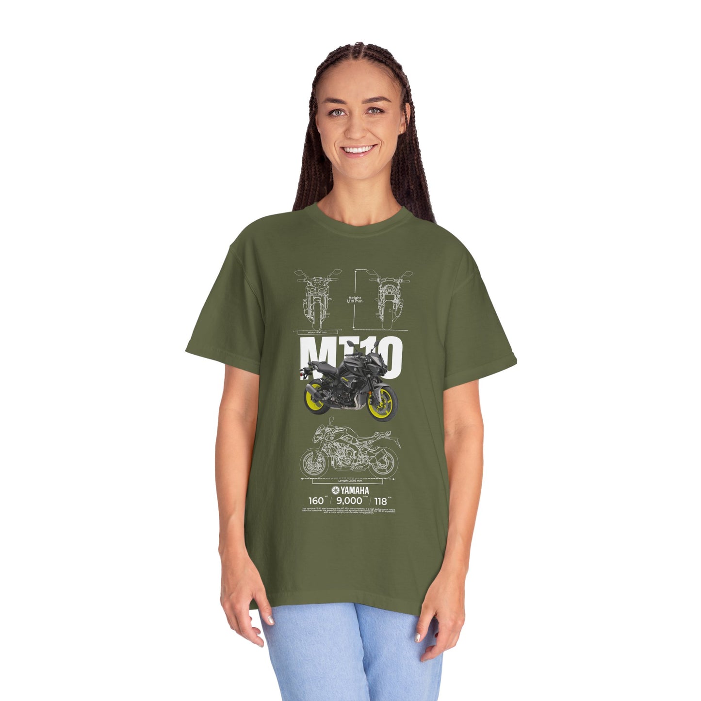 Yamaha MT-10 Unisex Motorcycle Graphic T-Shirt - Perfect for Bike Enthusiasts - CreativeRino