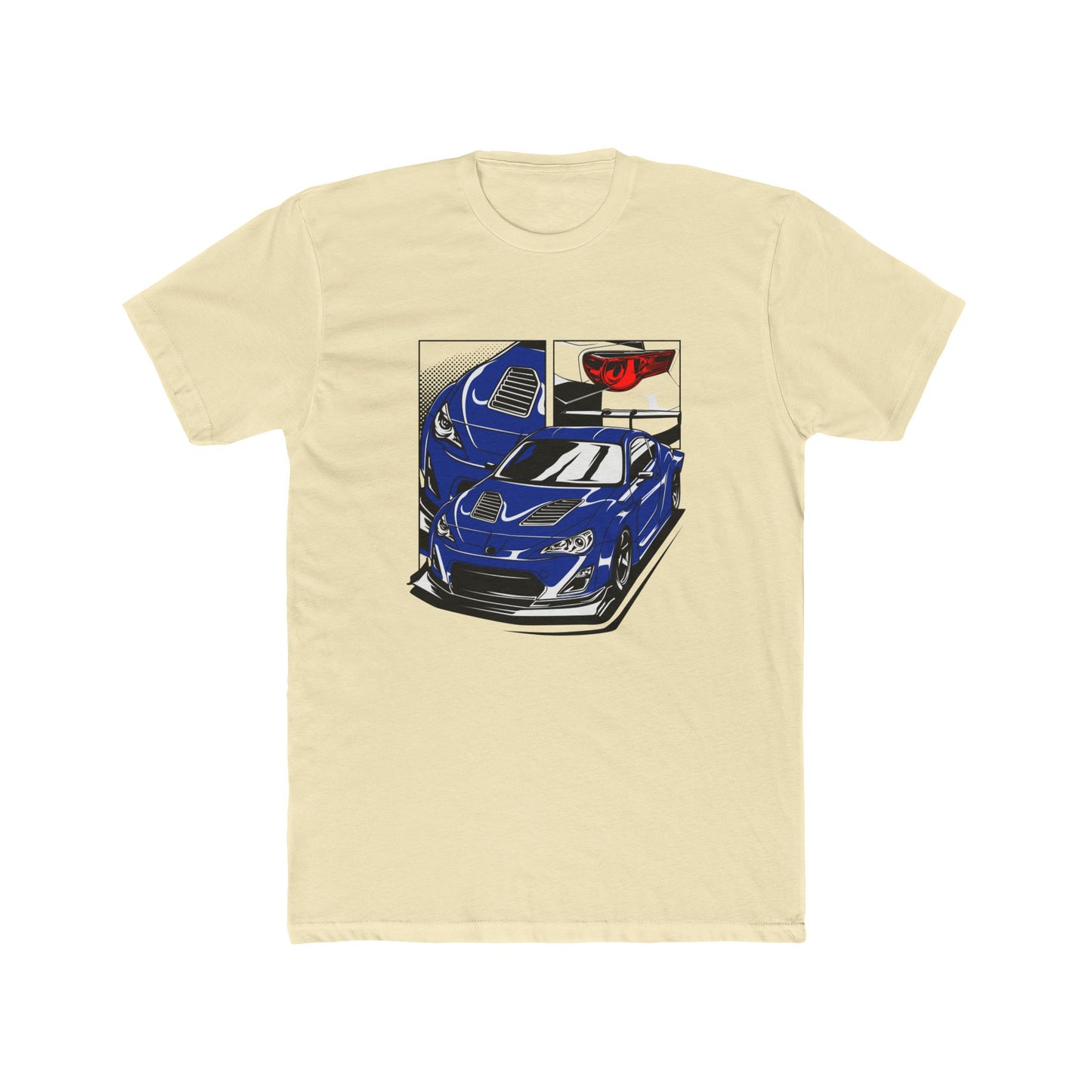 Racing-Inspired Unisex Cotton Crew Tee - Perfect T-shirt Gift for Car Enthusiasts - CreativeRino