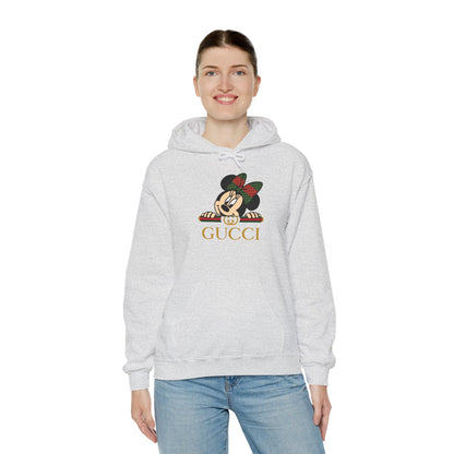 Minnie Mouse Gucci Inspired Cozy Hoodie - Holiday Style - CreativeRino