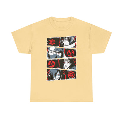 Anime Inspired Unisex Heavy Cotton Tee - Naruto T-shirt Design - CreativeRino