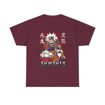 Anime Sensei Unisex Heavy Cotton Tee - Naruto T-shirt - CreativeRino
